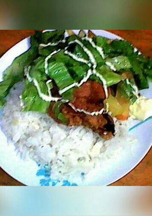 Una foto de Pollo frito a mi estilo