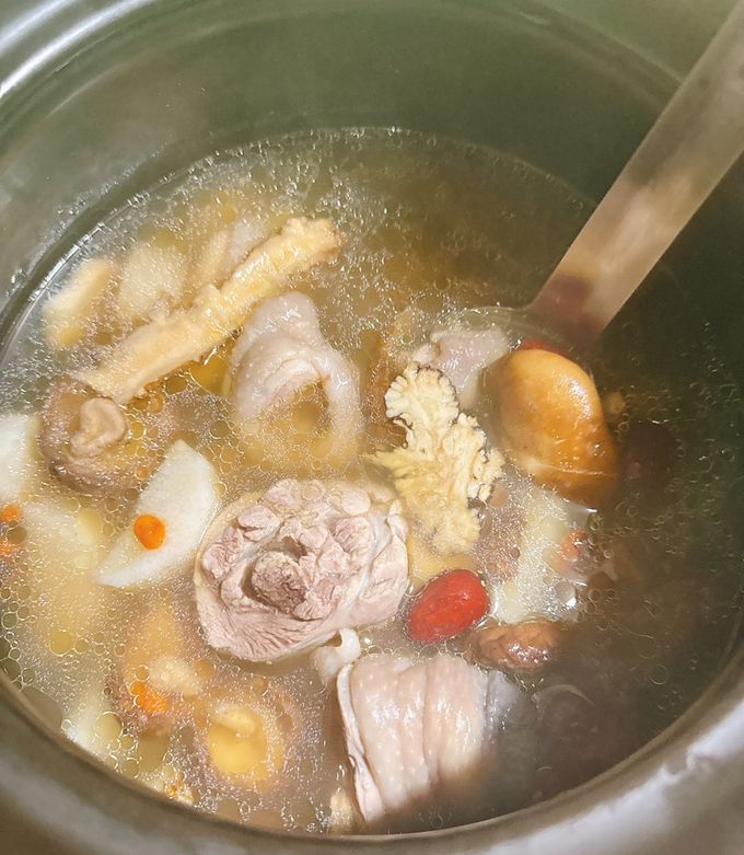 百合山藥雞湯 的食譜成品照片