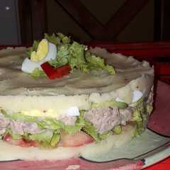 Una foto de Causa Limeña (estilo cordobés jaja)