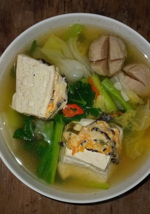 Foto resep Bakso tahu diet (tanpa minyak, gula,tepung)