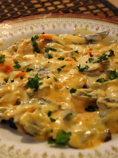 Una foto de Tiradito de champiñones