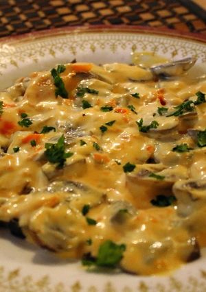 Una foto de Tiradito de champiñones