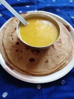 आम रस पूरी के साथ (Aam Ras puri ke sath recipe in Hindi) रेसिपी मुख्य फोटो