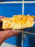 Tortilla fit al horno, claras, avena, zanah y queso