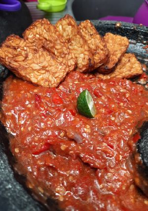 Foto resep Tempe Geprek Sambal Terasi(Sangat Simple)