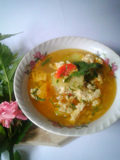 Foto resep Sup pepaya telur