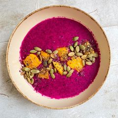 A picture of Dragon fruit smoothie.