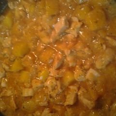 A picture of Banana and Mango chicken.