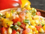 कॉर्न सालसा (corn salsa recipe in marathi)