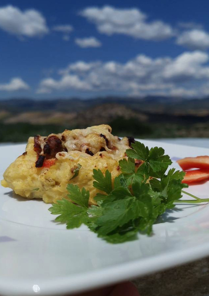 Una foto de Volovanes de patata con carne