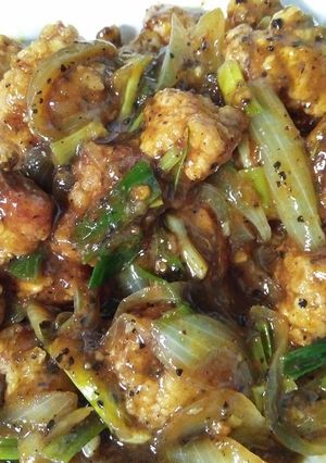 Foto resep Kakap crispy lada hitam