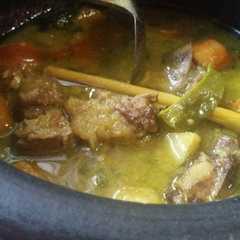 A picture of Sup iga sapi.