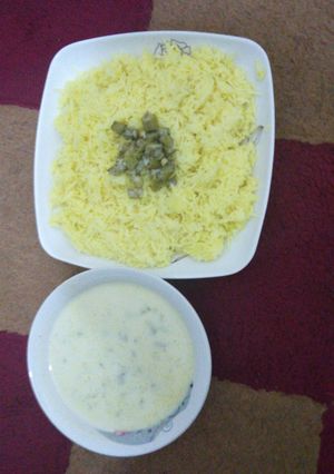 صورة لوصفة فول باللبن مع رز