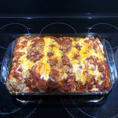 A picture of Cheesy Cabbage Rolls.