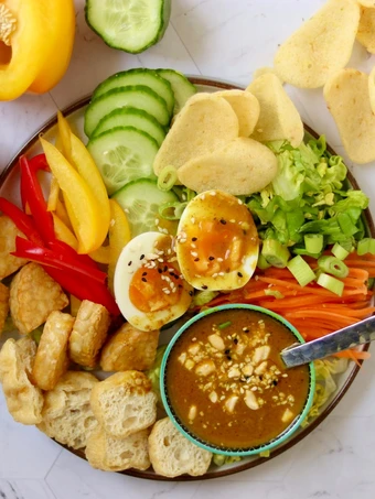 Easy Way Prepare Recipe Gado Gado salad 🥗 that is Awesome, Appealing}