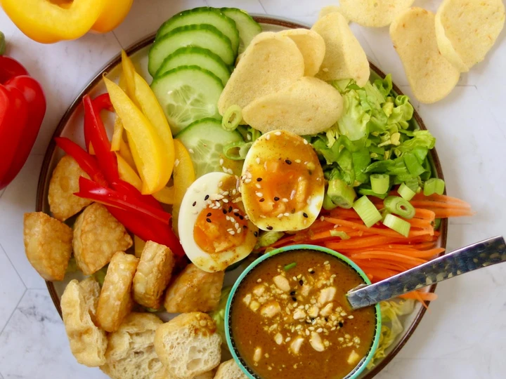 Easy Steps to Make Gado Gado salad 🥗 the Can Spoil the Tongue Appealing