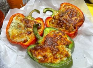 Hình của món Cơm gà nướng phô mai NCKD.