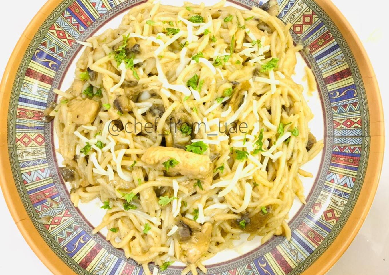 Chicken Mushroom Carbonara