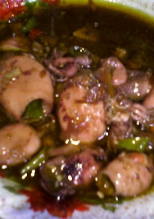 Foto resep cumi kuah pedas