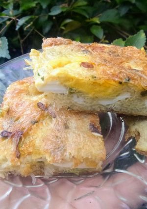 Foto resep Omelet mie jagung telur