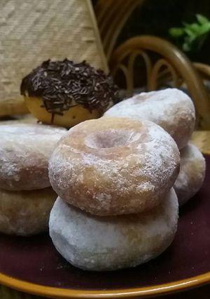 Foto resep Donat menul praktis tanpa ulen tanpa telur 👍