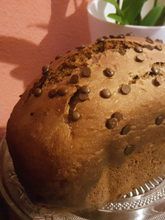 Una foto de Brioche de chocolate (en panificadora)