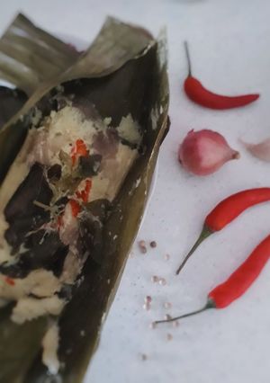 Foto resep Pepes tahu + jamur + daun kemangi