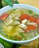 Canh Nấm Bào Ngư Chay