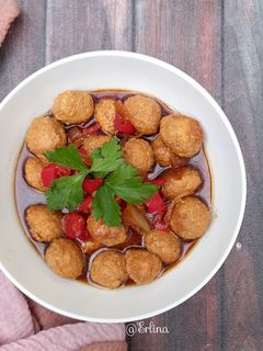 Foto resep Bola-bola Daging Tahu Saus Tiram