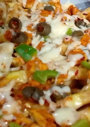 A picture of Homemade Pizza Fries.