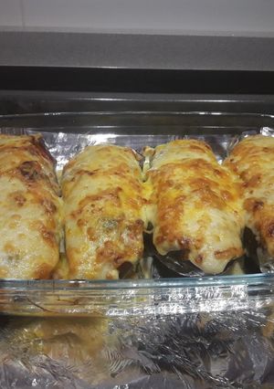 Foto principal de Berenjenas rellenas carne picada.😋