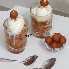 A picture of Gajar Halwa Shots !!.