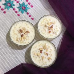 A picture of Sabudana Kheer.