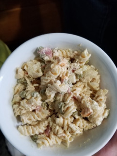 A picture of Italian Sub Tuna Macaroni Salad.
