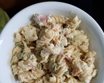 Easy Serving Recipe Italian Sub Tuna Macaroni Salad Delicious Perfect