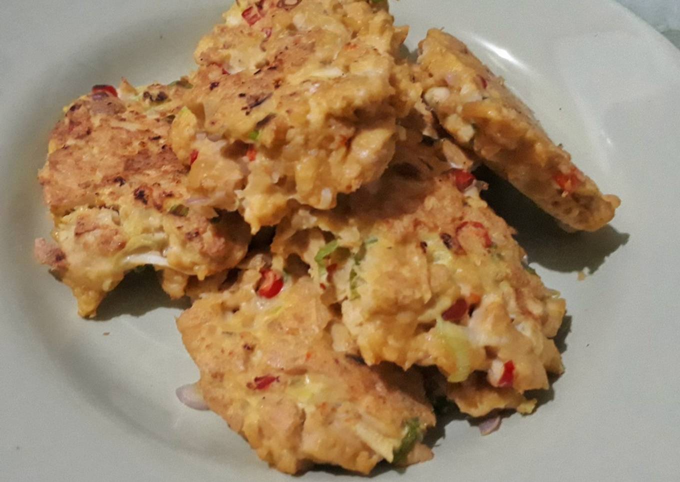Dadar tempe tanpa minyak (healthy food)