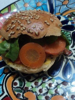 Una foto de Mini cemitas de verduras encurtidas y frijol mamá Tere
