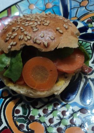 Una foto de Mini cemitas de verduras encurtidas y frijol mamá Tere