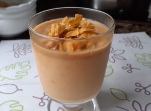 Foto principal de Batido de nectarina, y cereales