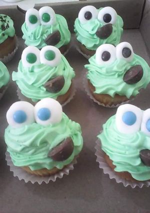 Una foto de Cupcakes caritas comilona