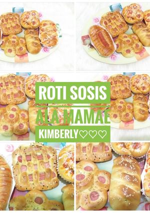 Foto resep Roti Sosis (6 varian bentuk roti sosis)