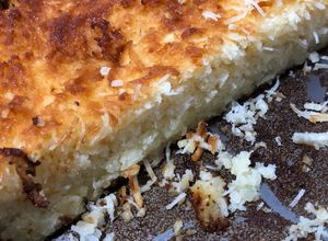 Foto de Bolo de mandioca com coco