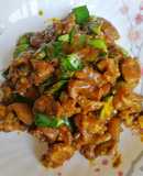 Stir-Fried Pork Leg with Southern Thai Curry Paste and Shrimp Paste