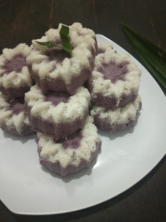 Foto resep Putu ayu ubi ungu