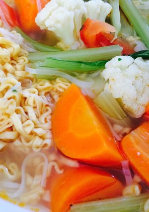Hình của món Mì hoa lá củ.