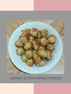 Foto resep Bakso ayam pedas manis