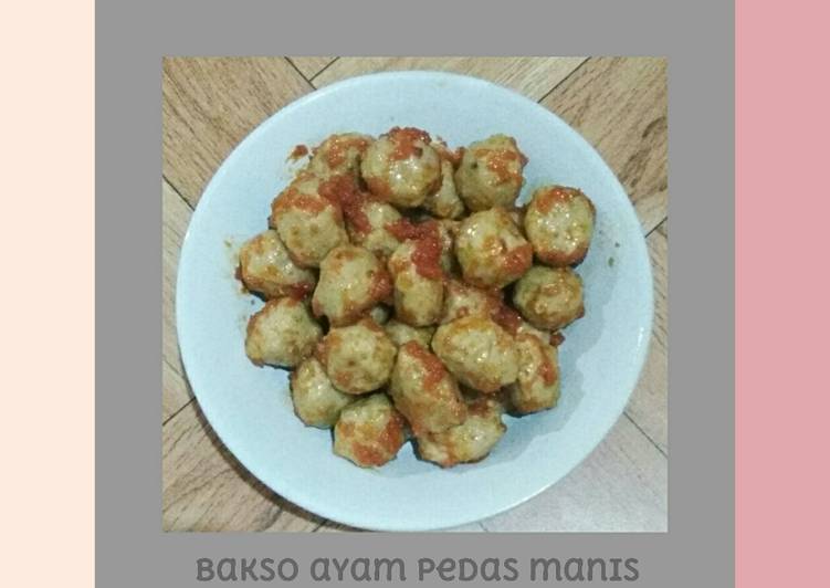 Resep Bakso ayam pedas manis yang Menggugah Selera