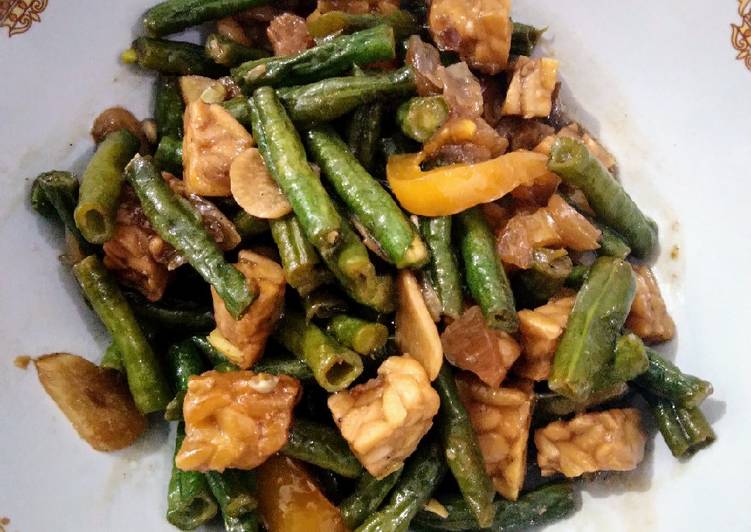 Sayur 2000 (kacang panjang tempe)