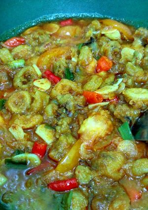 Foto resep Cumi tepung saus pedas