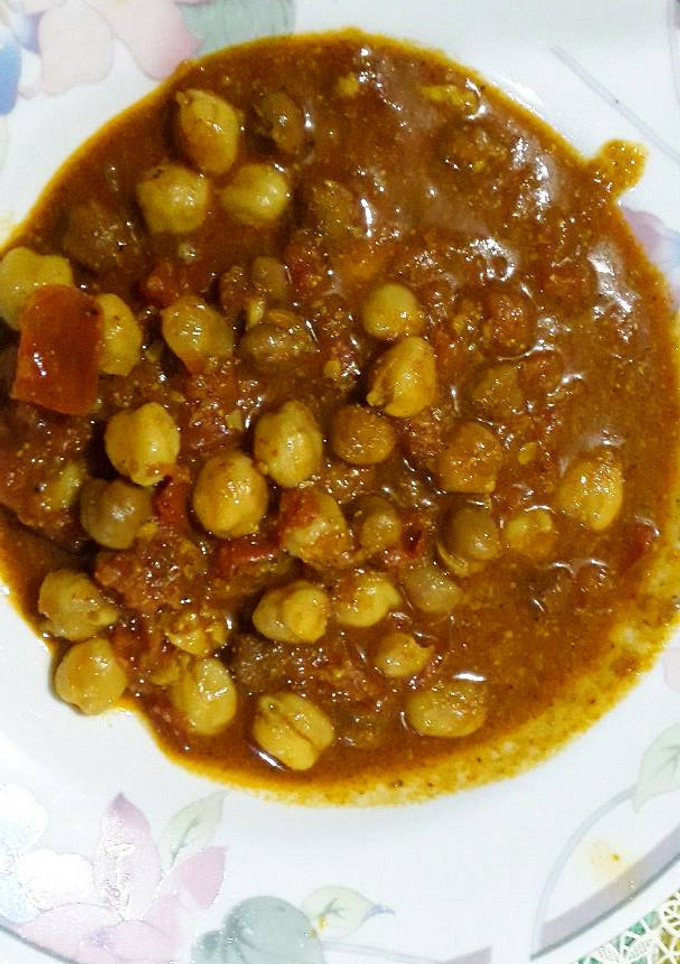 A picture of Punjabi Chole (without Onion Garlic).